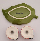 Grasslands Road Ladybug Salt & Pepper Shaker With Leaf Tray NWOT — photo 3