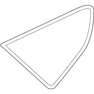 Cuarto de vidrio Hyundai con moldura izquierda OEM 87810S1100 se adapta a Santa Fe 2019-2023 Foto 2 de 4