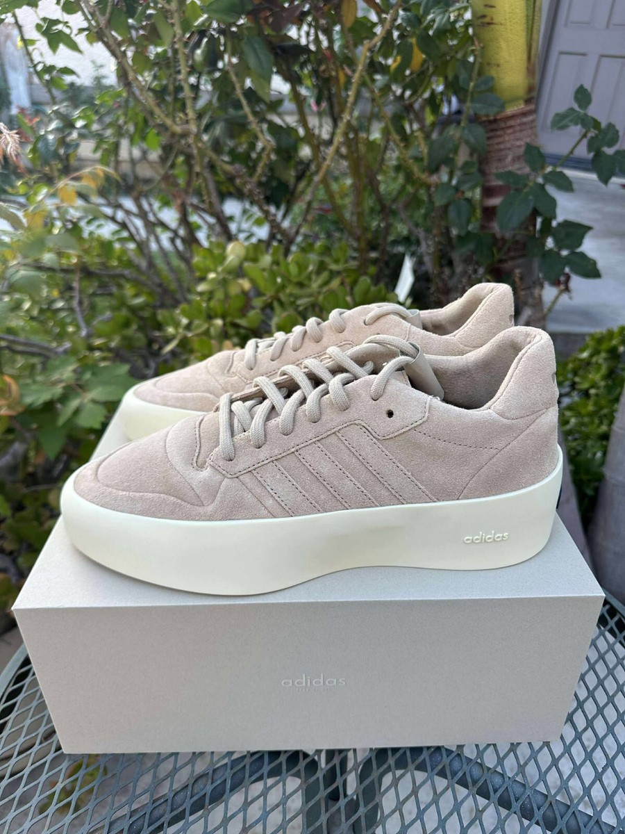 adidas Fear Of God X Athletics 86 Lo Lace Up Mens Grey Sneakers