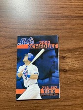 NY New York Mets Schedule 2003 Mike Piazza JP Morgan Chase