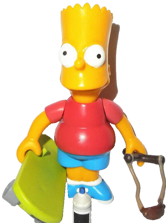 SIMPSONS world of springfield BART SIMPSON 2000 series 1 near