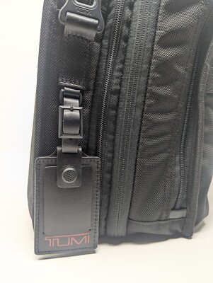 Tumi Alpha 2 Expandable Organizer Brief T-Pass Black FXT Ballistic