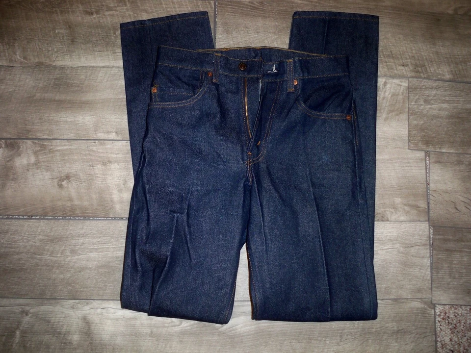 Jeans de mezclilla azul vintage Levis 505 0217 para hombre etiqueta roja talla 29 X 34 Foto 4 de 4