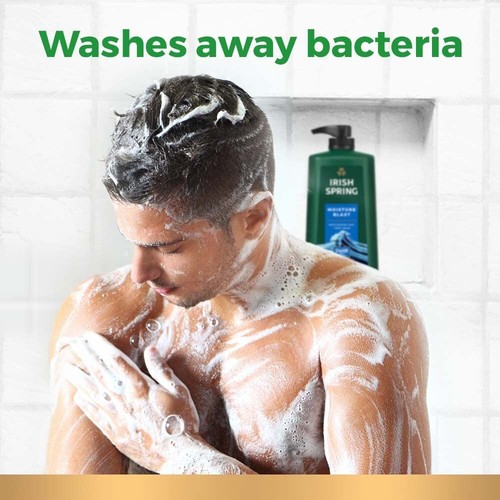 Irish Spring Mens Body Wash, Original Clean Body Wash for Men, Feel Fresh 30 oz - Picture 12 of 13