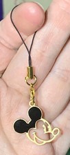 Gold Mickey Mouse, Phone, Keychain, Purse  Zipper Pull Clip Attachment 