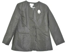 Tally Taylor Women's Size 14 Polyester Light Jacket Suit Coverup w/ Broch