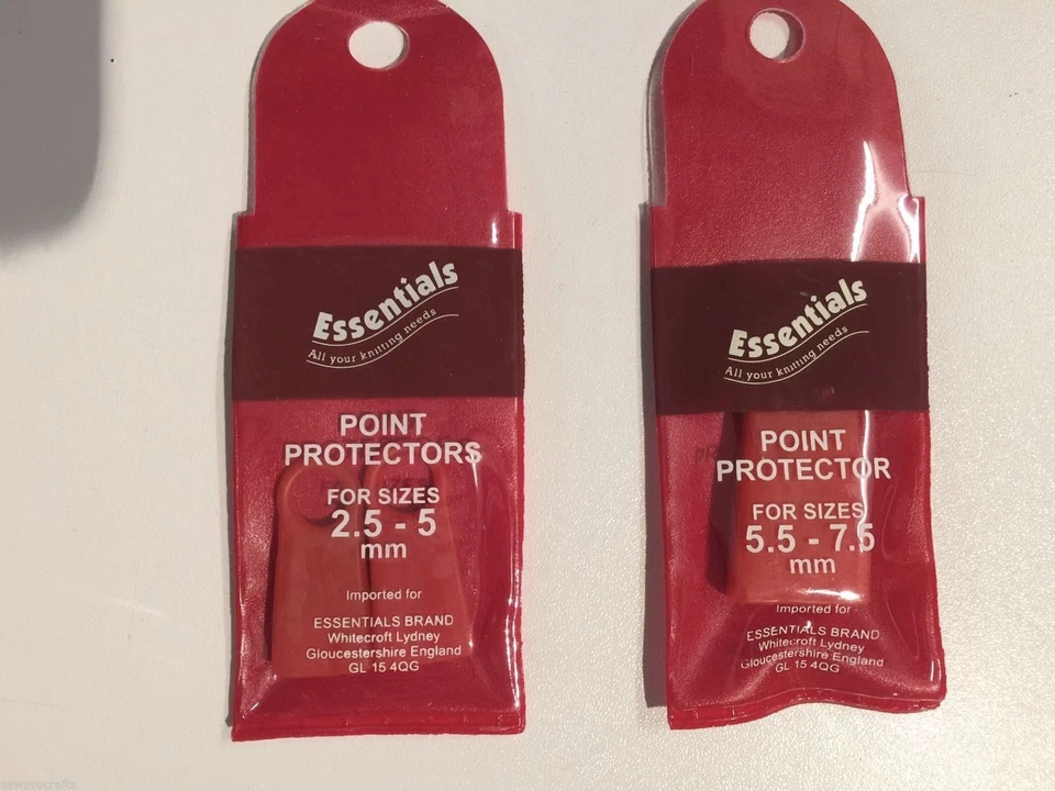 Knitting Needles & Knitting Pin Point Protectors 2.5-7.5mm Whitecroft Essentials