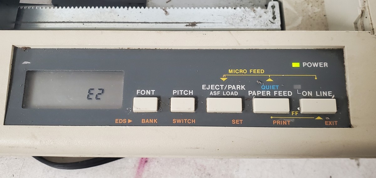Star Micronics Z24190 Dot Matrix Printer Parts | eBay