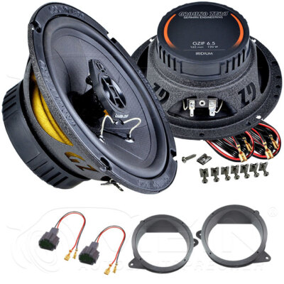 GROUND ZERO LAUTSPRECHER für PEUGEOT 207 CC Cabrio 2006-2015 Front Vorn #AEU7