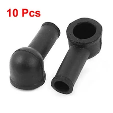10Pcs 12mm Car Angled Terminal Insulating Covers Boot Sleeve Fitting Protector