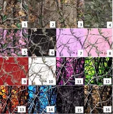 Camo Decal Vinyl Sheets MATTE FINISH  12"x12" - 12"x96"