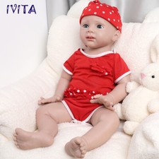 IVITA 20'' Full body Silicone Reborn Doll Newborn Baby GIRL Xmas Gift Toy