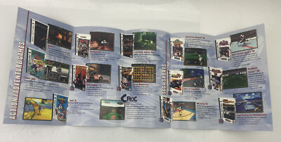 1997 Sega Saturn Video Game Product Catalog - Retail Press Ad