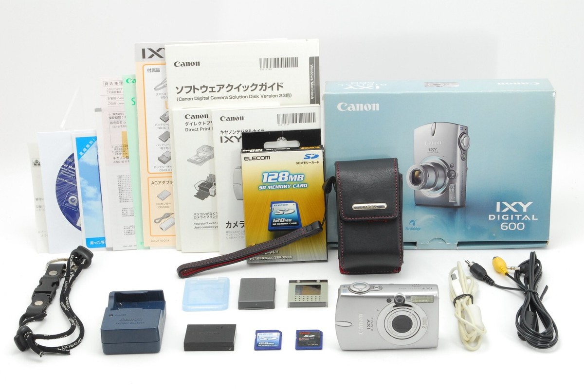 MINT in Box w/Case] Canon IXY Digital 600 Compact Digital Camera 