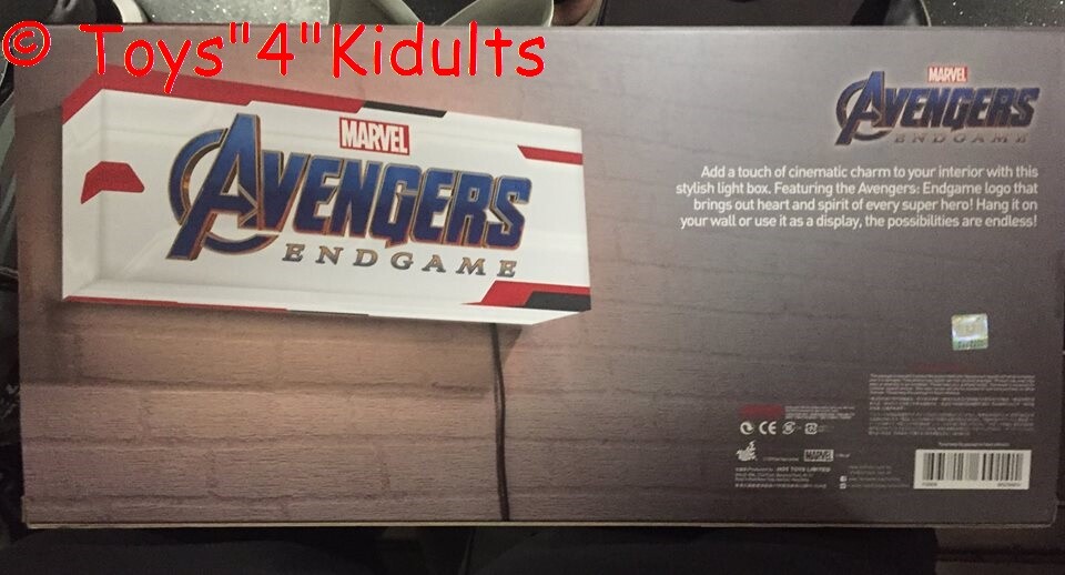 Hot Toys Marvel Avengers Endgame Light Box White NEW | eBay