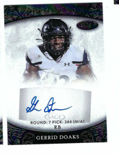 GERRID DOAKS 2021 SAGE ASPIRE FOOTBALL ROOKIE AUTO - KALEIDOSCOPE PARALLEL SP