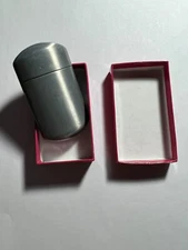 VTG Never Used Portable Cigarette Butts Ashtray Lighter Size Philip Morris Promo