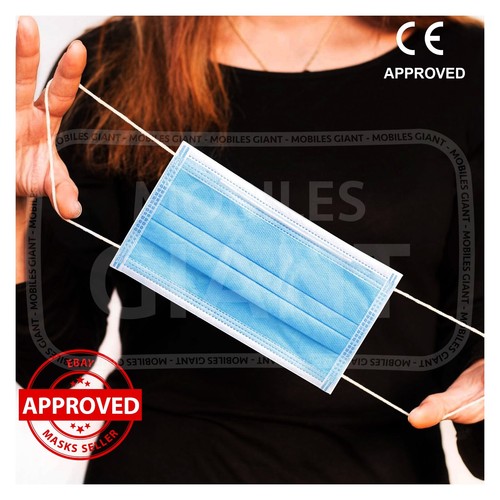 Maschera Copri Viso Monouso 3PLY Maschera Protezione Germi e Polvere ALTA FILTRAZIONE - Foto 7 di 22