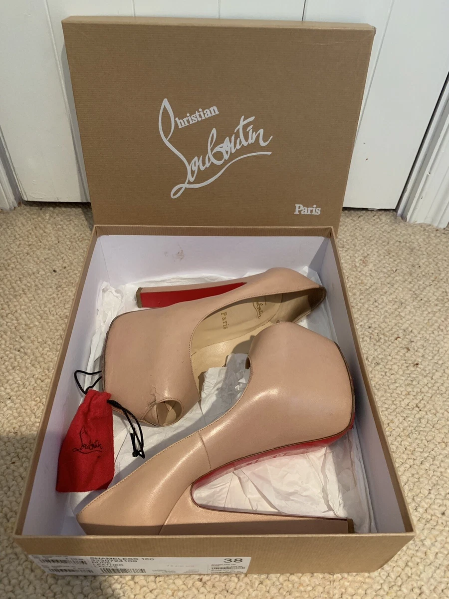 Nude red store bottom shoes