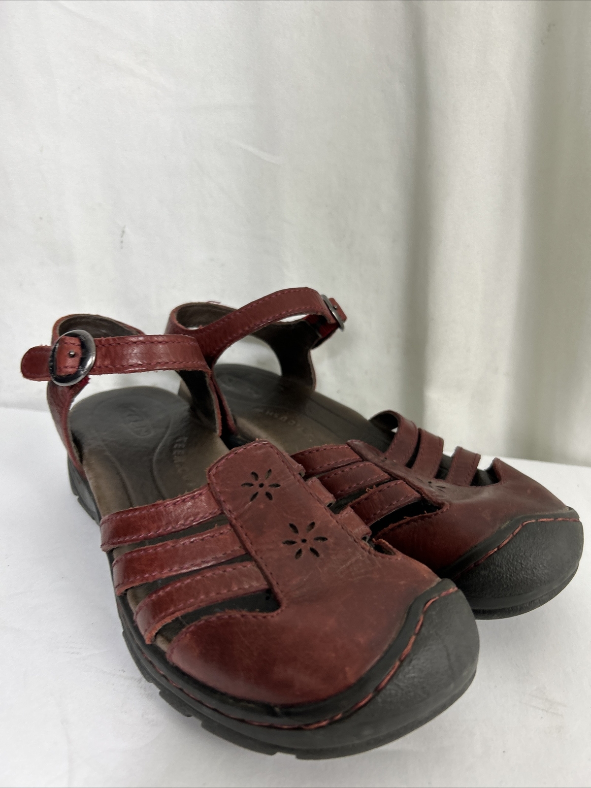 Scarpa donna Keen Paradise taglia 6 5 rossa sandalo sportivo atletico escursionismo outdoor