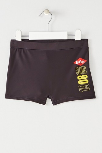 Lee Cooper Boys' Swim Trunks. Color Black. Gift For Child Aged 4 To - Picture 2 of 3