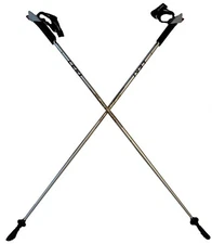 LEKI Nordic Walking Platinium Carbon Series Fixed Length Walking Sticks 115cm Si