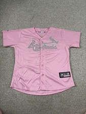 St. Louis Cardinals Pujols MolinaPink Baseball Trikot Majestic Damen Gr. XXL