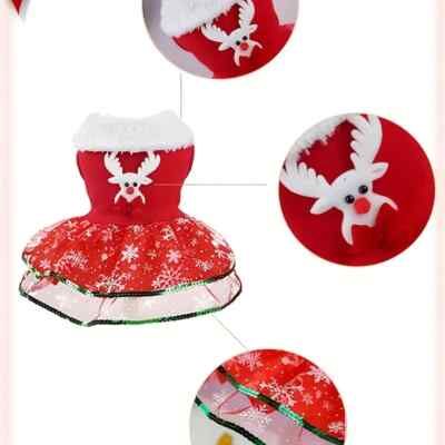 dog christmas dress xl Santa Christmas Dog Party Dresses | Poshdoglife.com