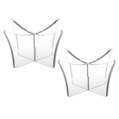 Clear Acrylic Ball Stand Holder Display Rugby Basketball Football Soccer New AU - Picture 2 of 11