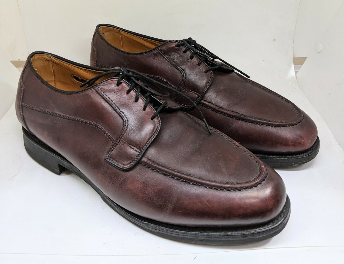 ALLEN EDMONDS BRENTWOOD BROWN LEATHER OXFORD MEN'S SIZE 9.5 ALLEN EDMONDS BRENTWOOD BROWN LEATHER OXFORD MEN'S SIZE 9.5