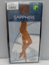 Vintage Pantyhose Sapphire Color Taupe Size A BMIX30
