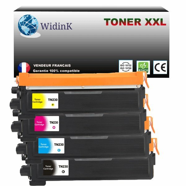 Toner TN-230 noir et couleur pour imprimante Brother DCP-9010CN