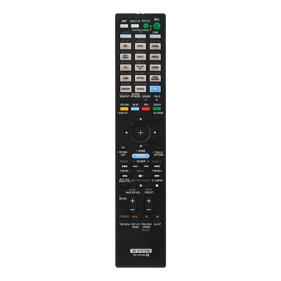 RM-AAP080 Replaced Remote for Sony 7.2 CH AV Receiver STR-DA1800ES STRDA1800ES