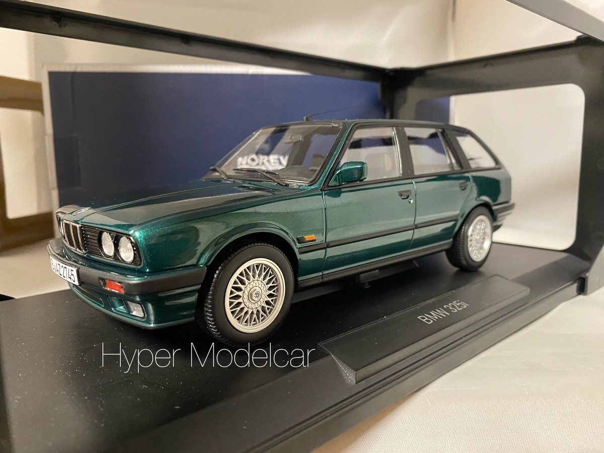 NOREV 1/18 BMW 3-SERIES 325I (E30) TOURING 1991 GREEN ART NOREV 1/18 BMW 3-SERIES 325I (E30) TOURING 1991 GREEN ART