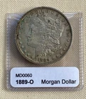 Nice AU 1889 O Morgan Dollar  -  Heavy toning AU with good details.