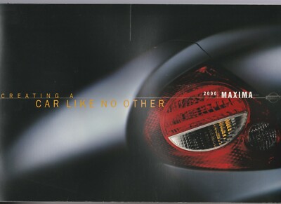 Nissan Maxima Brochure 2000 | eBay