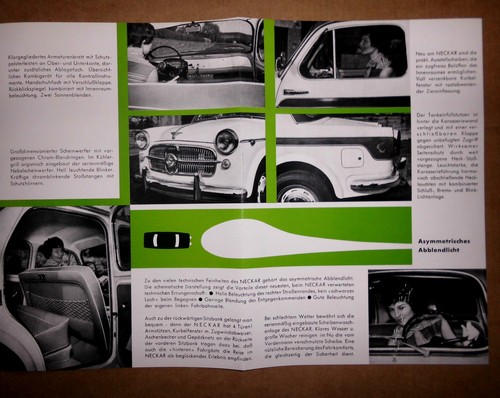 NSU FIAT NECKAR PROSPEKT 1953 HEILBRONN OLDTIMER SAMMLER - Picture 3 of 4