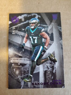 2022 CHRONICLES GRIDIRON KINGS ROOKIE PURPLE NAKOBE DEAN RC /49 EAGLES 