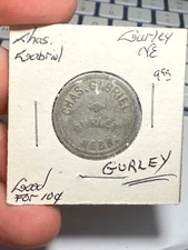 Chas. Gabriel Gurley NE 10 Cent Merchant Token