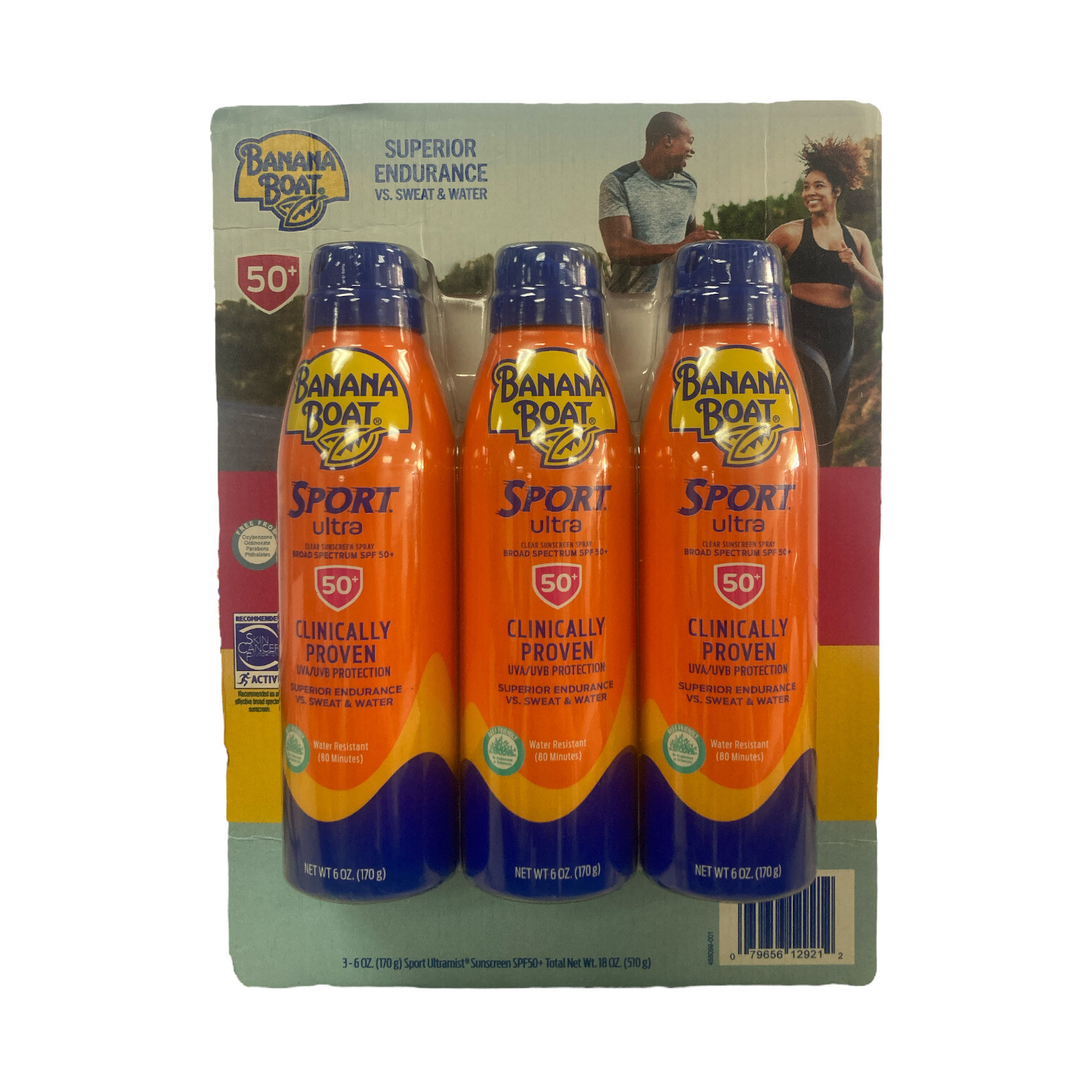 Banana Boat Ultra Sport Ультрамист SPF50 6 унций 3 шт 3990₽