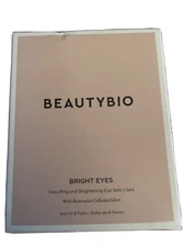 BEAUTYBIO BRIGHT EYES DEPUFFING AND BRIGHTENING GELS 7 PAIRS COLLOIDAL SILVER