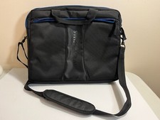 Swiss Gear The Jett Black Blue Laptop Tablet Messenger Bag Business Gear 11"x14"