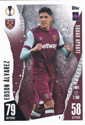 Topps Match Attax Champions League Extra 23/24 Squad Update 8 Edson Alvarez