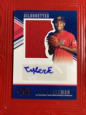 TYLER FULLMAN  2018 USA Stars Stripes Silhouettes 143 Rookie Jersey Auto 198/199
