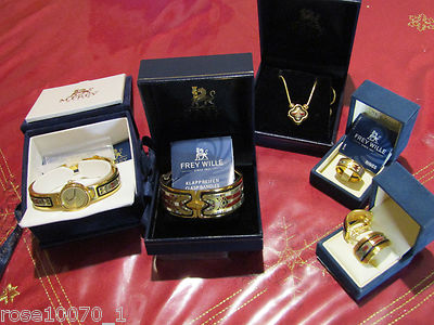  FREY WILLE VINTAGE Schmuckset ÄGYPTEN  Nofretete  Email Michaela Frey