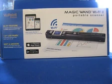 VuPoint Magic Wand WI-FI II Portable Scanner PDSWF-ST47BU-VP Open Box