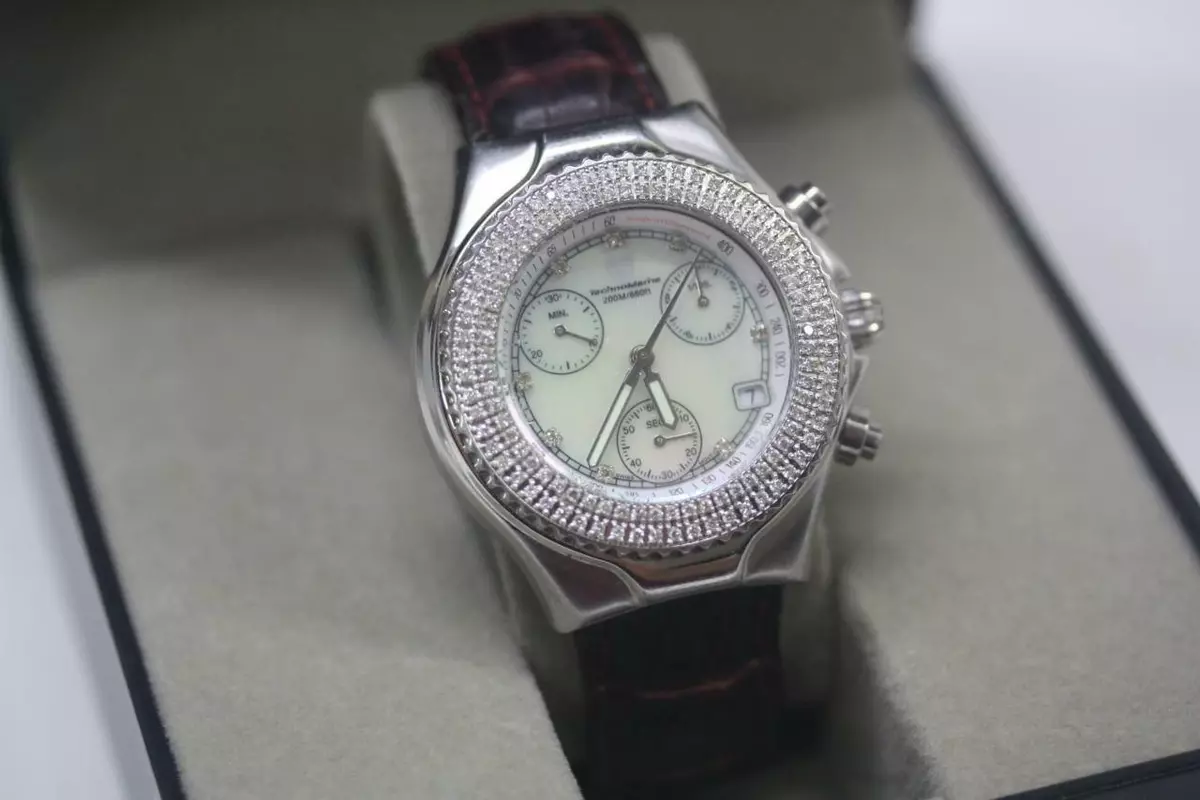 Authentic TechnoMarine Swiss Techno Millenium SW 6996 Diamond