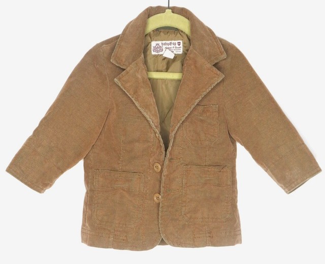 Baby Gap Toddler Athletic Division Brown Corduroy Jacket 1218 months