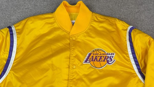Starter Vtg Rare NBA Los Angeles Lakers #1 World Champions Sating Jacket Size XL - Bild 5 von 16