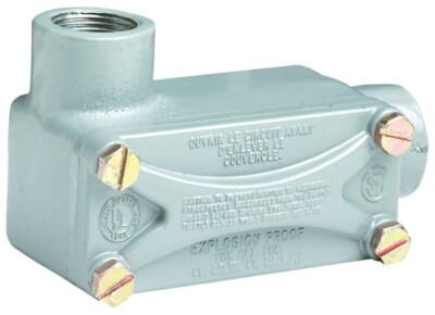 Killark XLL-1, Exp Proof Conduit Body, 1/2In Ll Type Al Haz Loc Fittin, 1 PC